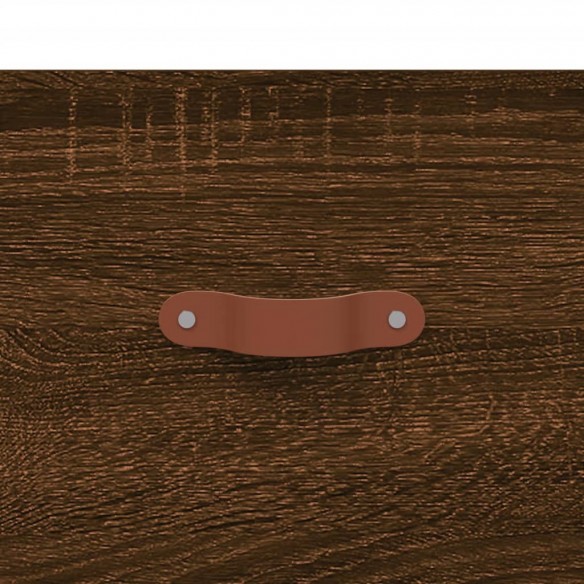 Banc à chaussures chêne marron 102x35x55 cm bois d'ingénierie