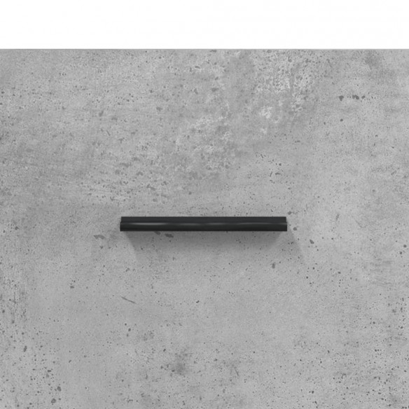 Banc à chaussures gris béton 102x35x55 cm bois d'ingénierie