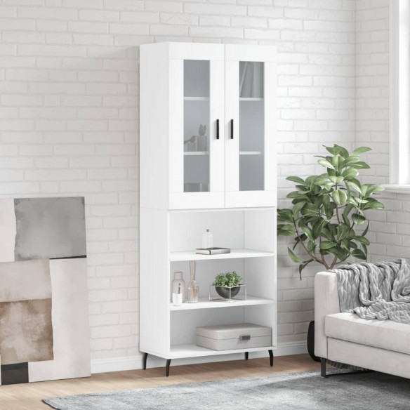 Buffet haut Blanc 69,5x34x180 cm 
