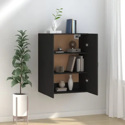 Armoire suspendue Noir 69,5x34x90 cm