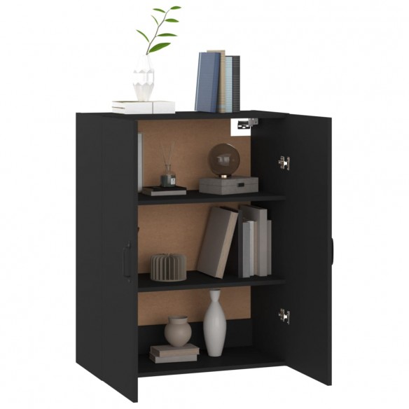 Armoire suspendue Noir 69,5x34x90 cm  Armoire suspendue Noir 69,5x34x90 cm