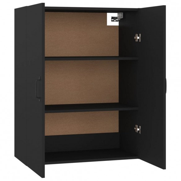 Armoire suspendue Noir 69,5x34x90 cm  Armoire suspendue Noir 69,5x34x90 cm