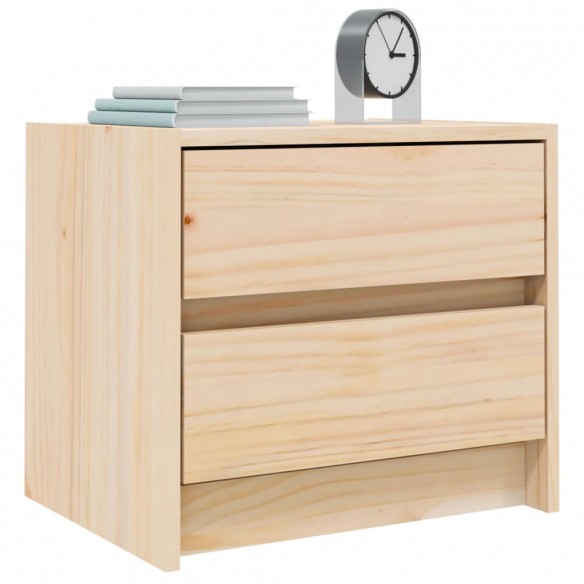 Tables de chevet 2 pcs 40x31x35,5 cm bois de pin massif Tables de chevet 2 pcs 40x31x35,5 cm bois de pin massif