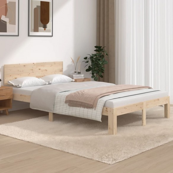 Lit Bois de pin massif 120x200 cm