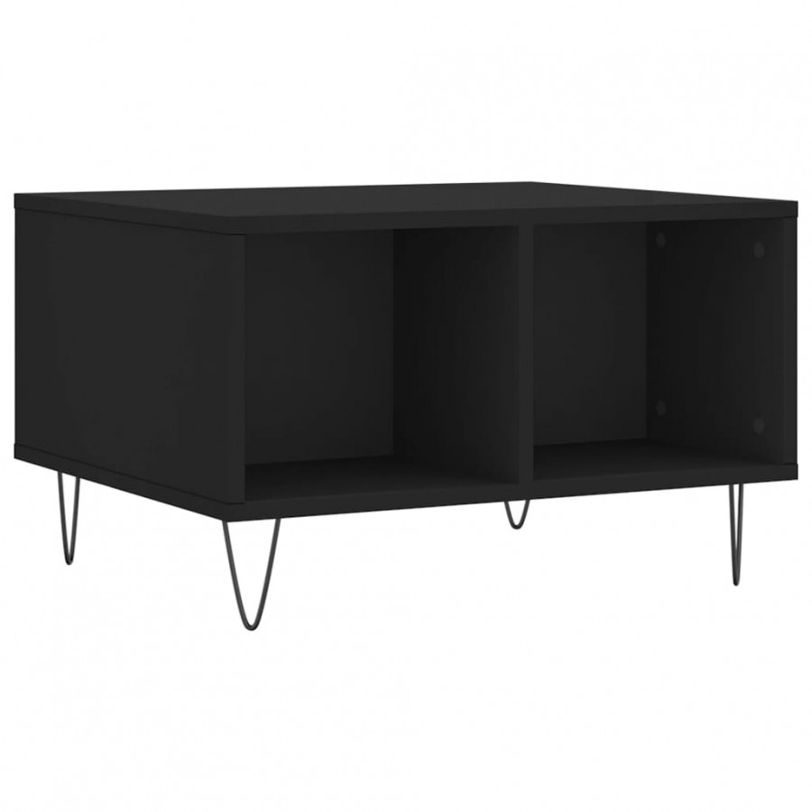 Table basse Noir 60x50x36,5 cm