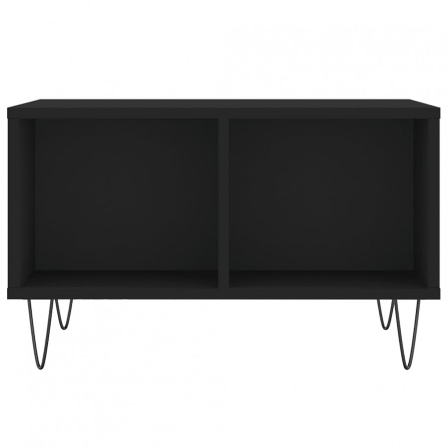 Table basse Noir 60x50x36,5 cm