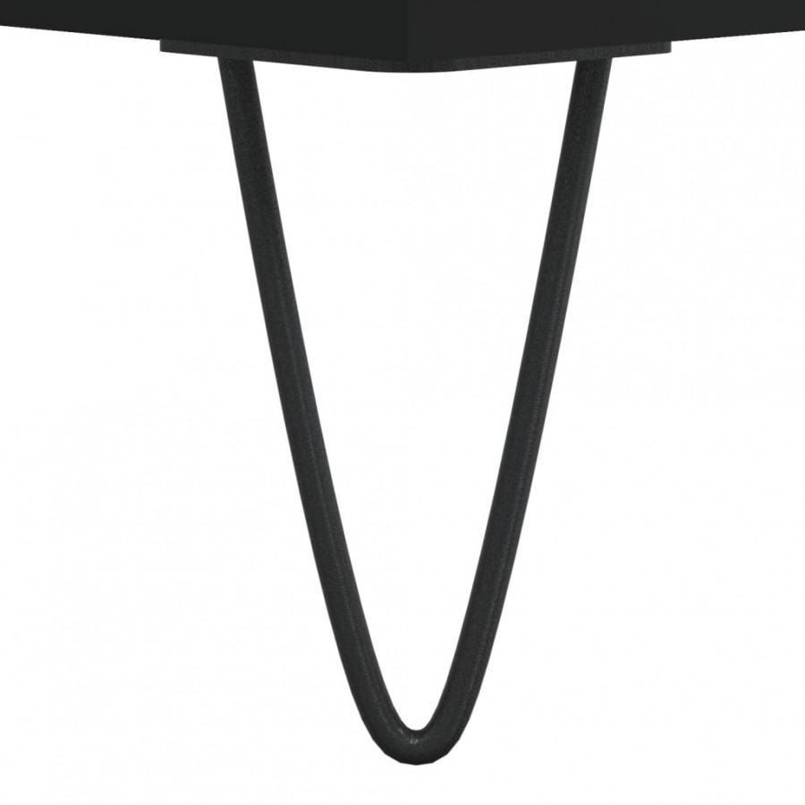 Table basse Noir 60x50x36,5 cm