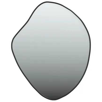 Miroir mural Noir 60x50 cm 2