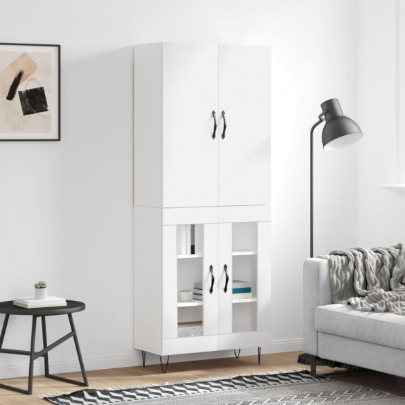 Buffet haut Blanc 69,5x34x180 cm 