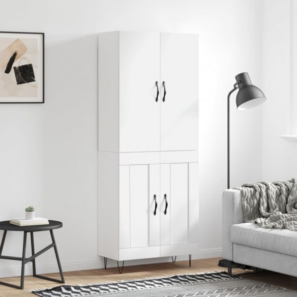 Buffet haut Blanc 69,5x34x180 cm 