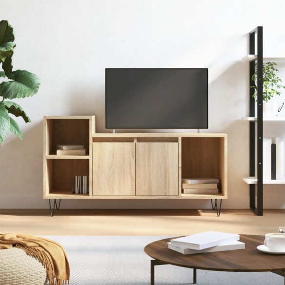 Meuble TV Chêne sonoma 100x35x55 cm 