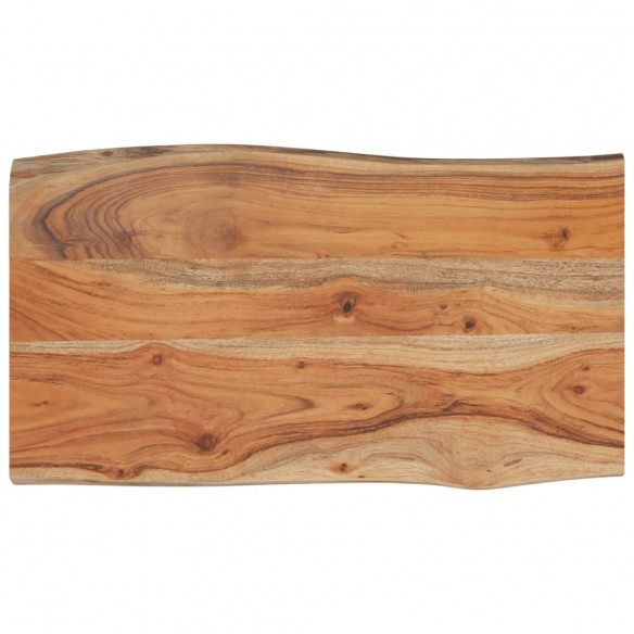 Table d'appoint 70x40x2,5cm bois massif acacia bordure assortie Table d'appoint 70x40x2,5cm bois massif acacia bordure assortie