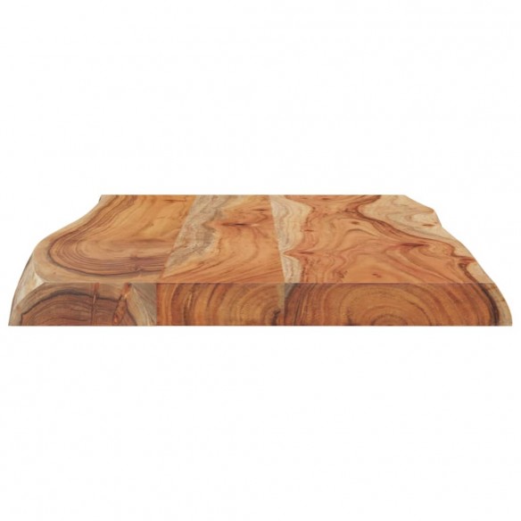 Table d'appoint 70x40x2,5cm bois massif acacia bordure assortie Table d'appoint 70x40x2,5cm bois massif acacia bordure assortie