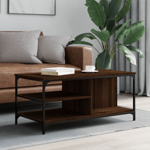 Table basse Chêne marron 100x50x45 cm 