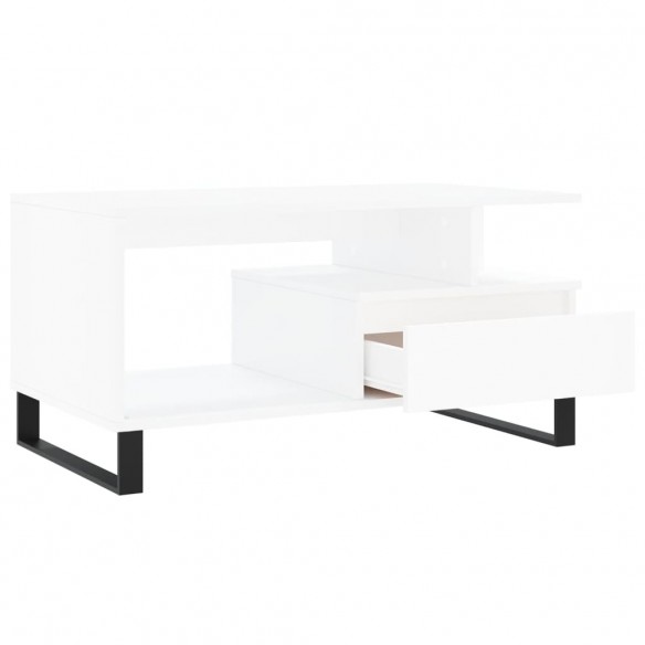 Table basse Blanc 90x49x45 cm  Table basse Blanc 90x49x45 cm
