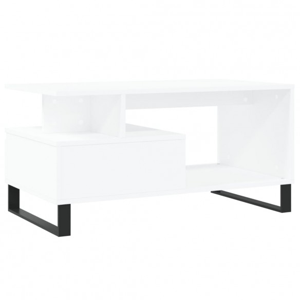 Table basse Blanc 90x49x45 cm  Table basse Blanc 90x49x45 cm