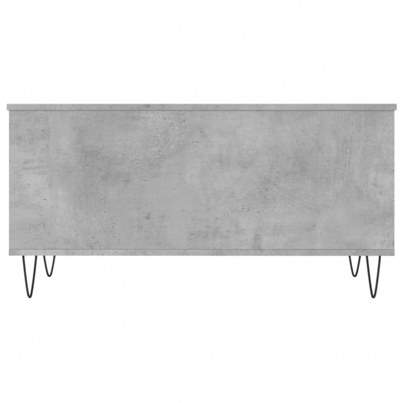Table basse Gris béton 90x44,5x45 cm 