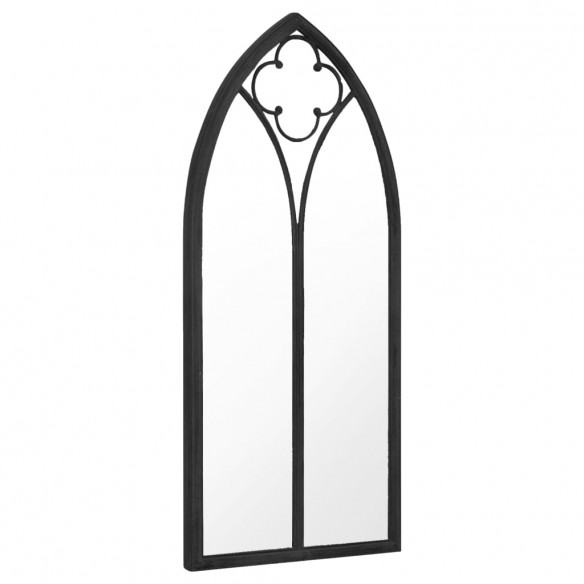 Miroir Noir 100x45 cm Fer pour utilisation à l'intérieur Miroir Noir 100x45 cm Fer pour utilisation à l'intérieur