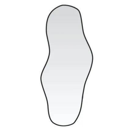 Miroir mural Noir 60x25 cm 2