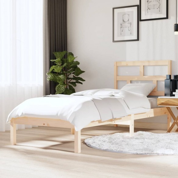 Lit Bois massif 75x190 cm Petit simple