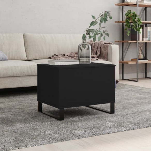 Table basse Noir 60x44,5x45 cm 
