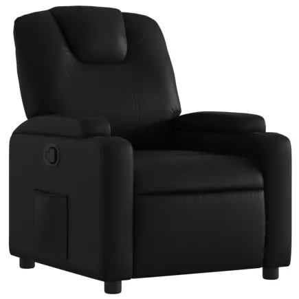 Fauteuil inclinable Noir Similicuir 2