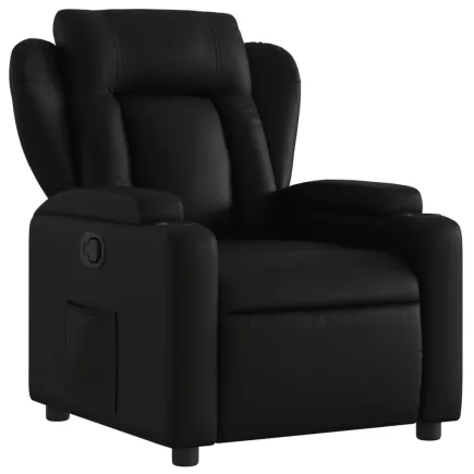 Fauteuil inclinable Noir Similicuir 2
