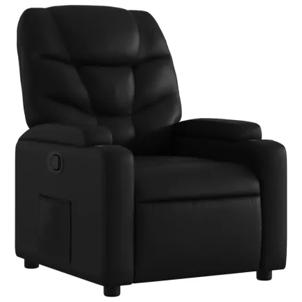 Fauteuil inclinable Noir Similicuir 2