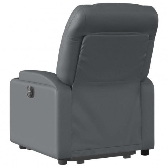 Fauteuil inclinable Gris Similicuir Fauteuil inclinable Gris Similicuir