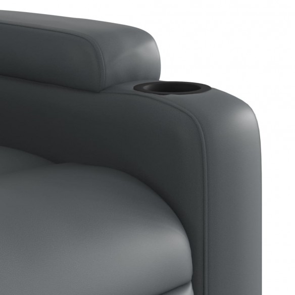 Fauteuil inclinable Gris Similicuir Fauteuil inclinable Gris Similicuir