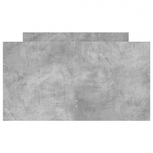 Lit avec tiroirs gris béton 100x200 cm