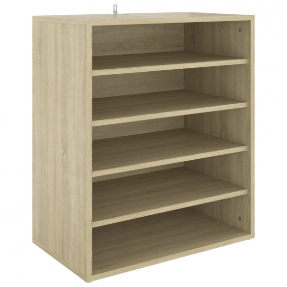 Armoire à chaussures Chêne sonoma 60x35x70 cm Aggloméré
