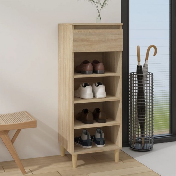 Armoire à chaussures Chêne sonoma 40x36x105cm 