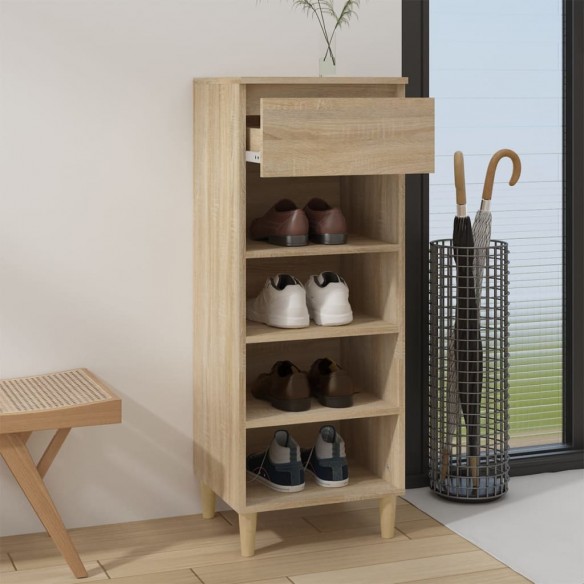 Armoire à chaussures Chêne sonoma 40x36x105cm 