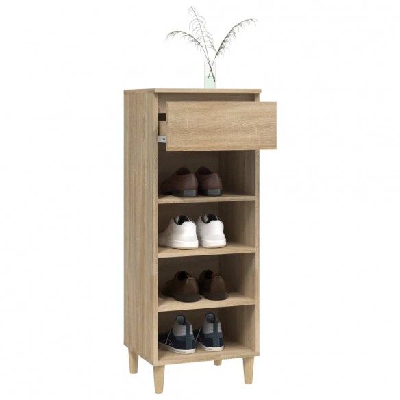 Armoire à chaussures Chêne sonoma 40x36x105cm 