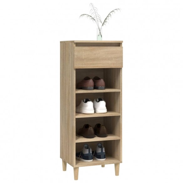 Armoire à chaussures Chêne sonoma 40x36x105cm 