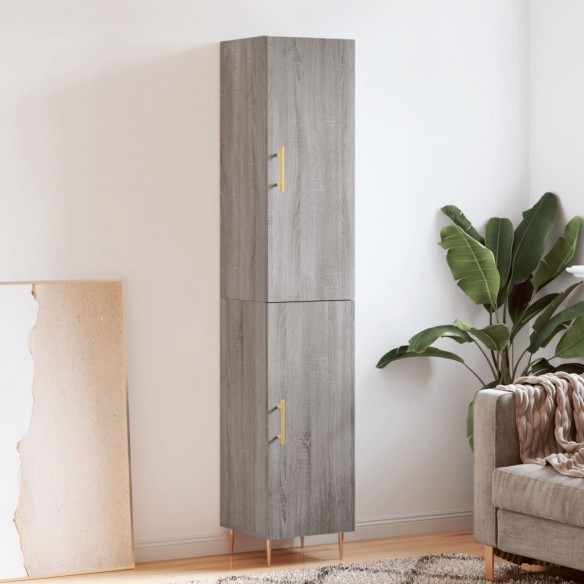 Buffet haut Sonoma gris 34,5x34x180 cm 