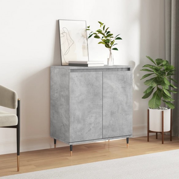 Buffet Gris béton 60x35x70 cm 