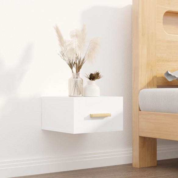 Tables de chevet murales 2 pcs blanc 35x35x20 cm Tables de chevet murales 2 pcs blanc 35x35x20 cm