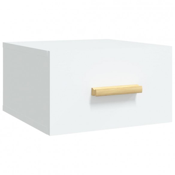 Tables de chevet murales 2 pcs blanc 35x35x20 cm Tables de chevet murales 2 pcs blanc 35x35x20 cm