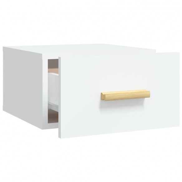 Tables de chevet murales 2 pcs blanc 35x35x20 cm Tables de chevet murales 2 pcs blanc 35x35x20 cm