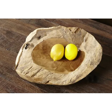 Corbeille de fruit naturel 30 cm en bois massif