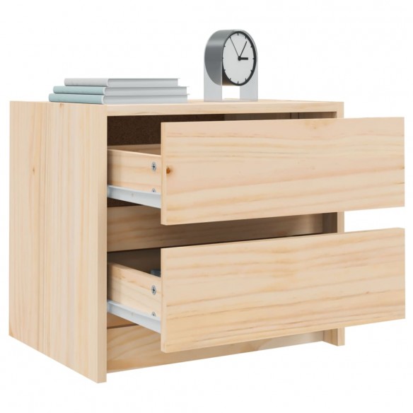 Table de chevet 40x31x35,5 cm bois de pin massif Table de chevet 40x31x35,5 cm bois de pin massif