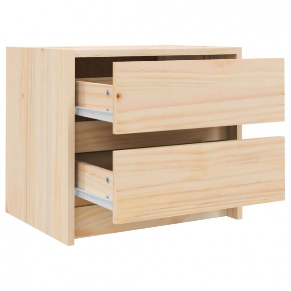 Table de chevet 40x31x35,5 cm bois de pin massif Table de chevet 40x31x35,5 cm bois de pin massif