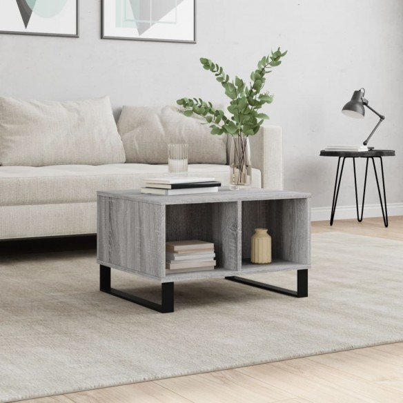 Table basse Sonoma gris 60x50x36,5 cm 