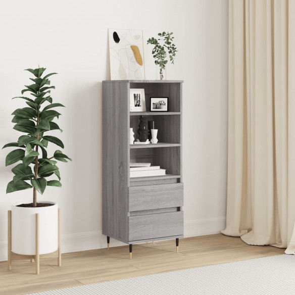 Buffet haut Sonoma gris 40x36x110 cm 