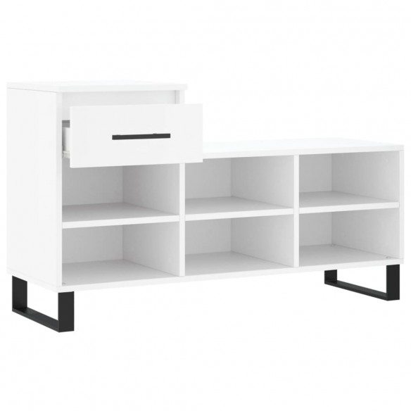 Armoire à chaussures Blanc 102x36x60 cm 