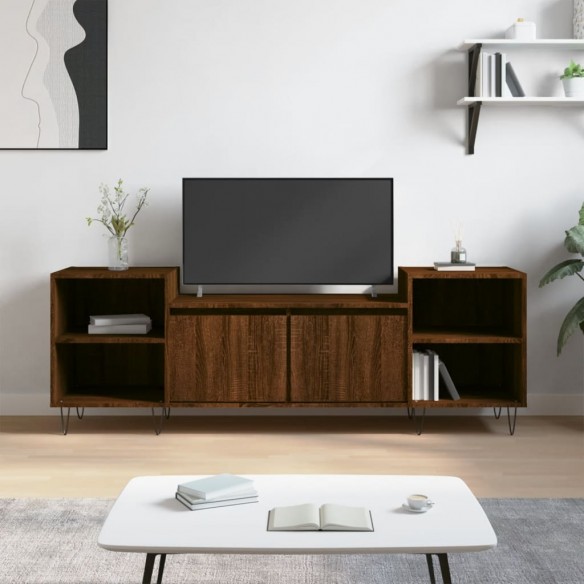Meuble TV Chêne marron 160x35x55 cm 