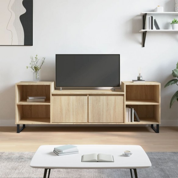 Meuble TV Chêne sonoma 160x35x55 cm 