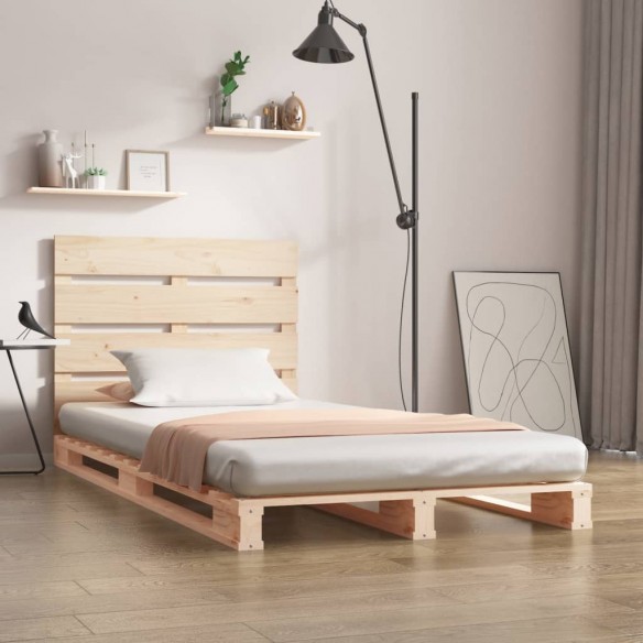 Lit 90x200 cm Bois de pin massif